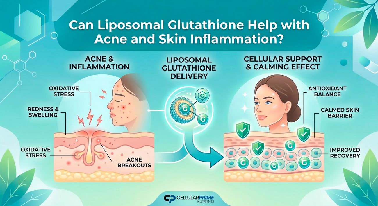 Skin Inflammation & Acne: Can Liposomal Glutathione Help? – Cellular Prime