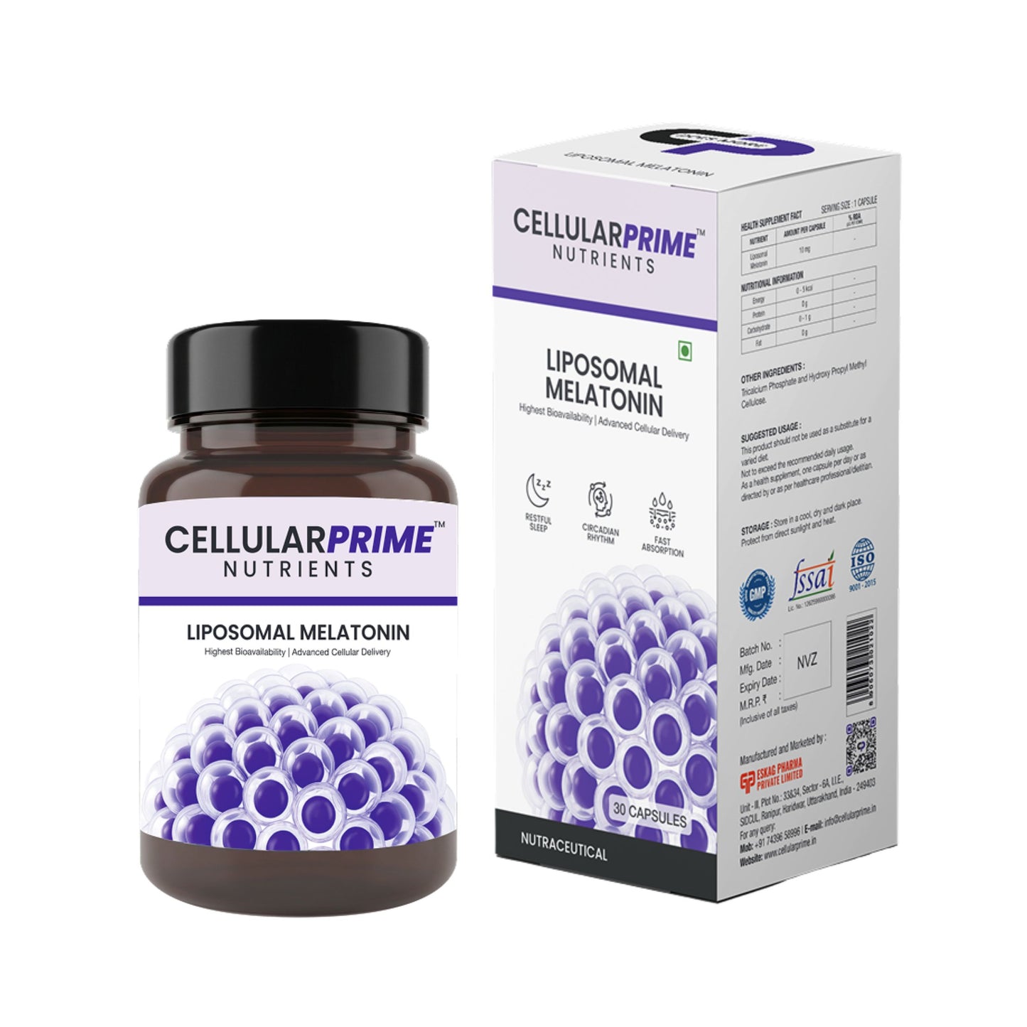 Liposomal Melatonin- Cellular Prime