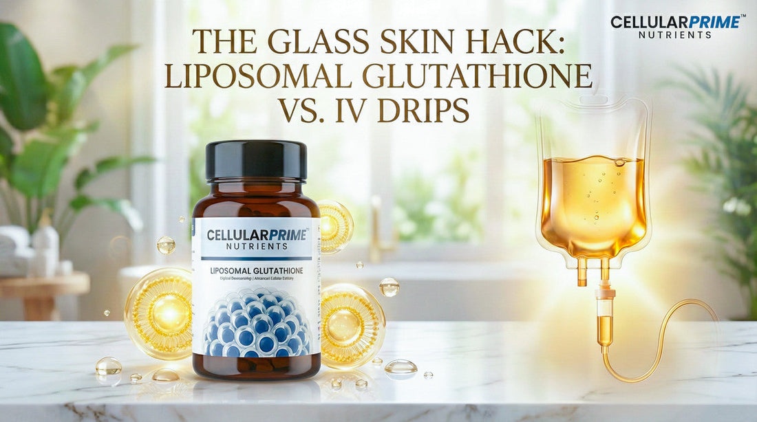 Liposomal Glutathione: Glass Skin Hack vs IV Drips – Cellular Prime