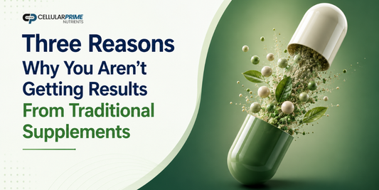 three reasons why traditional supplements are not working