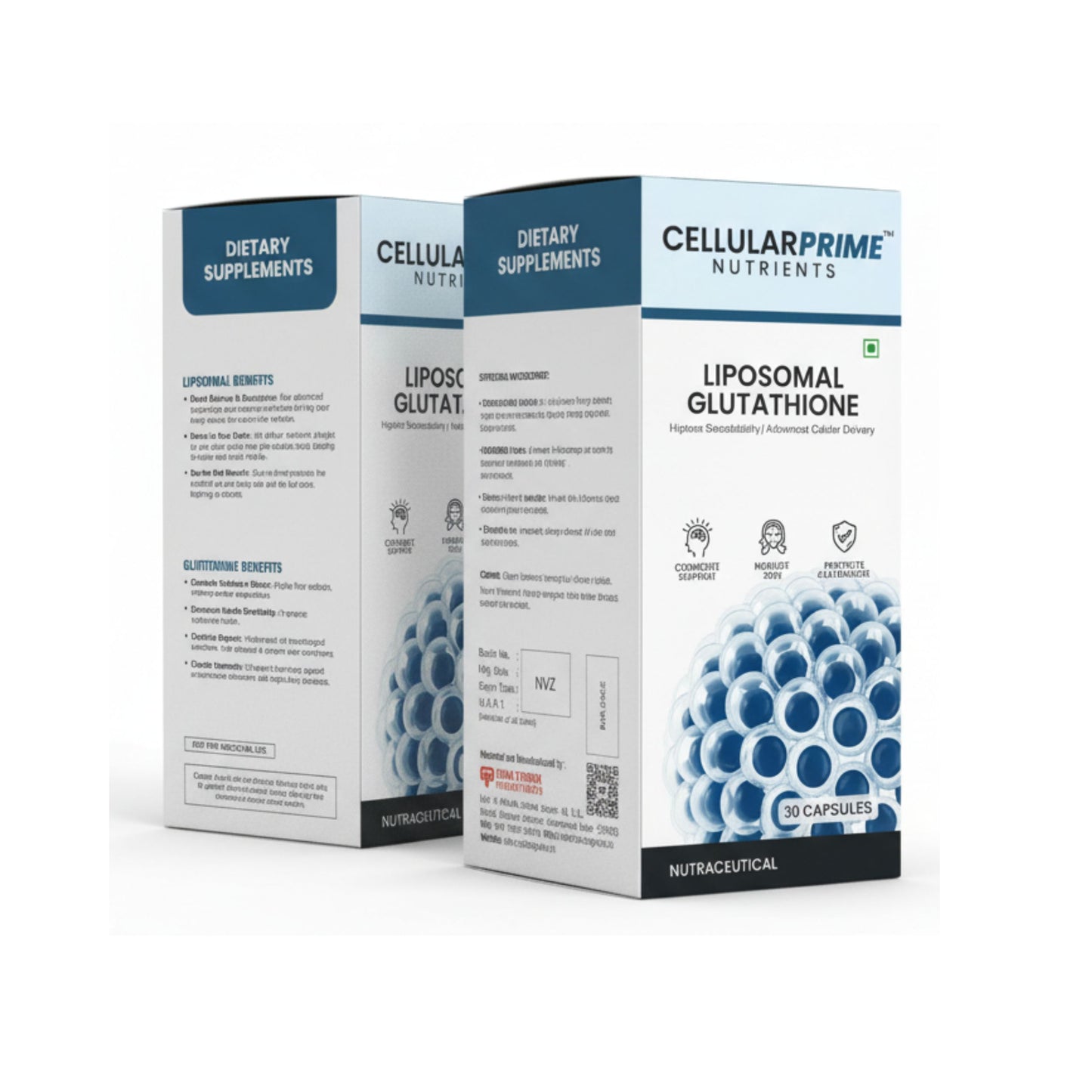 Liposomal Glutathione 650mg | High-Absorption Antioxidant for Skin Glow & Detox