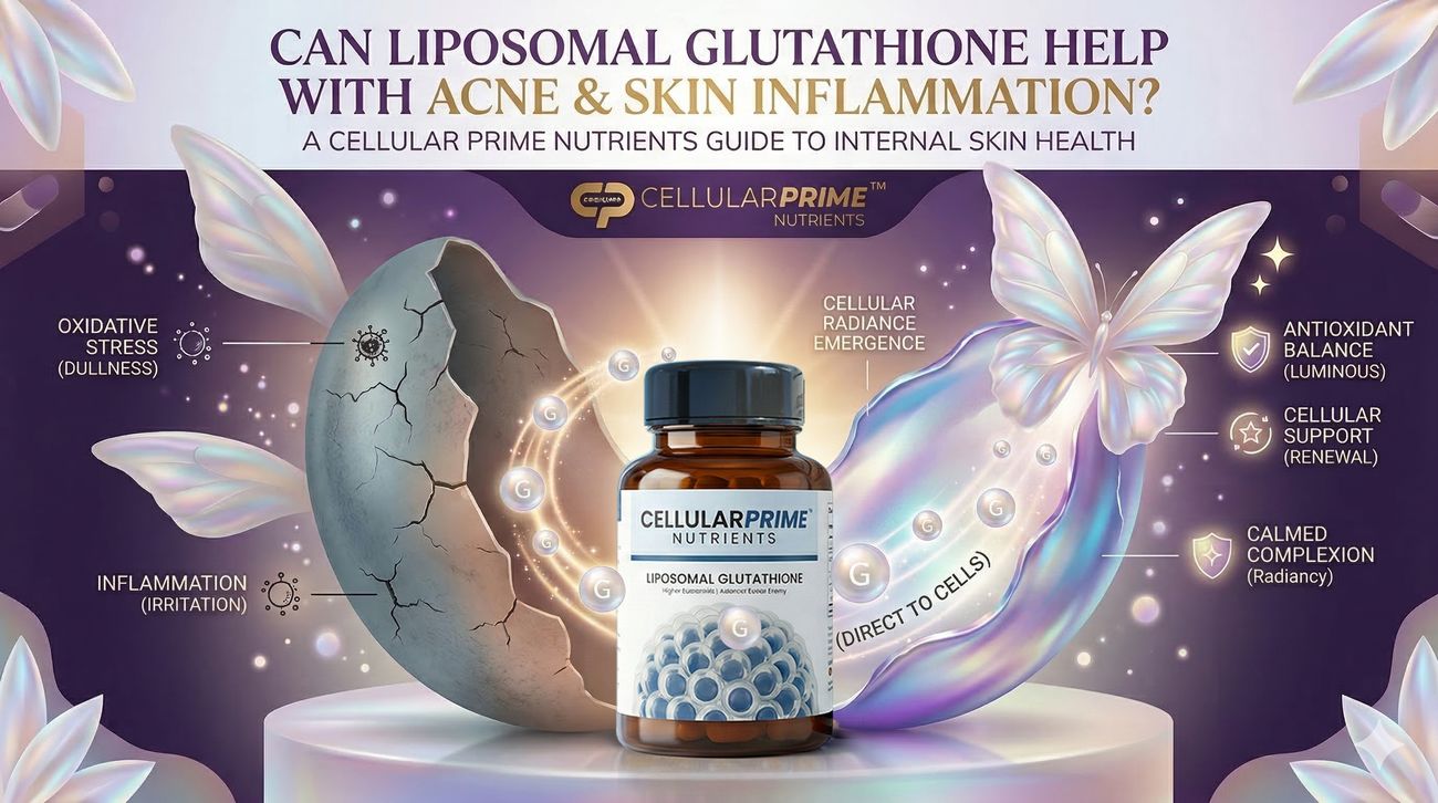 Skin Inflammation & Acne: Can Liposomal Glutathione Help? Cellular Prime Skin Inflammation & Acne: Can Liposomal Glutathione Help? Cellular Prime