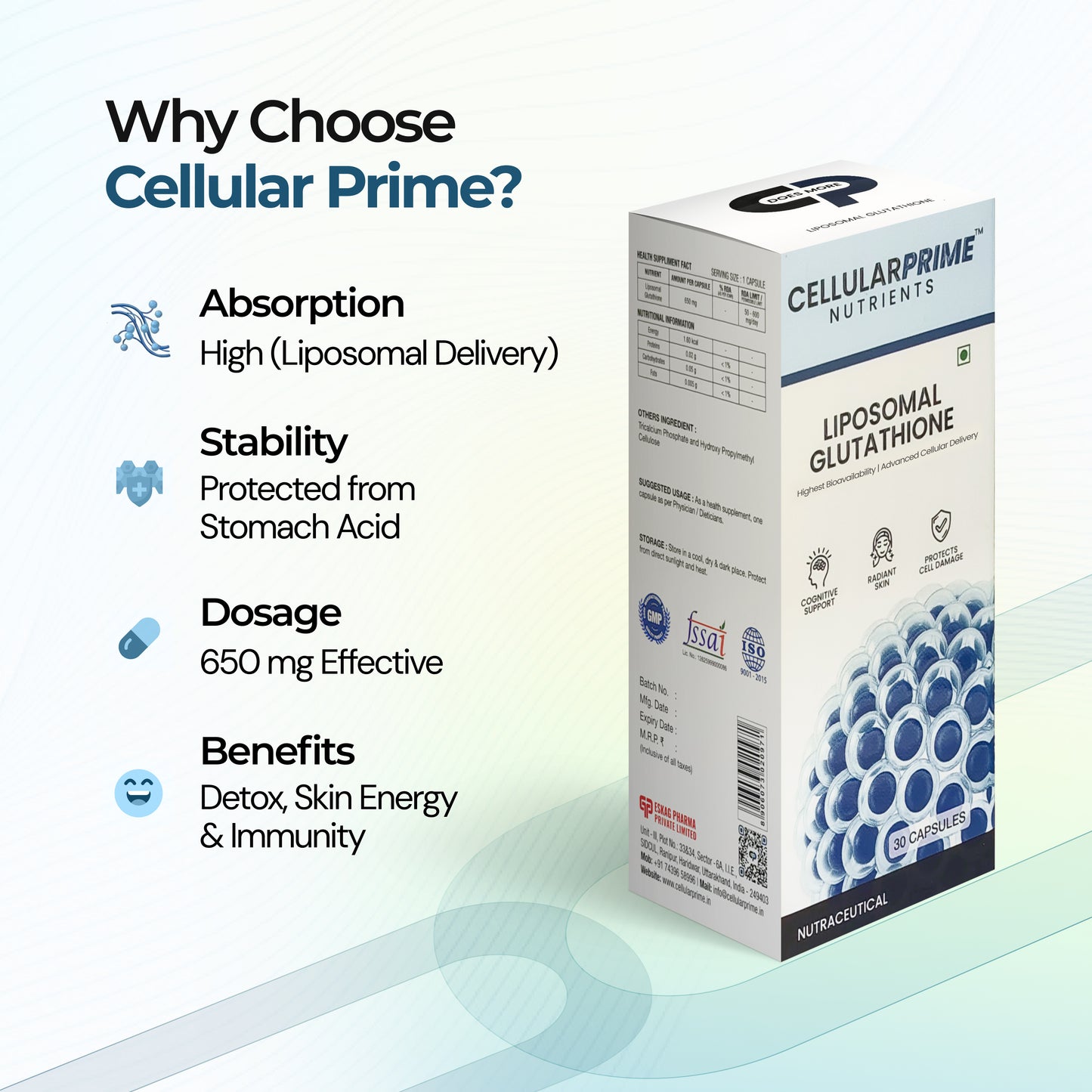 Liposomal Glutathione for Antioxidant Support