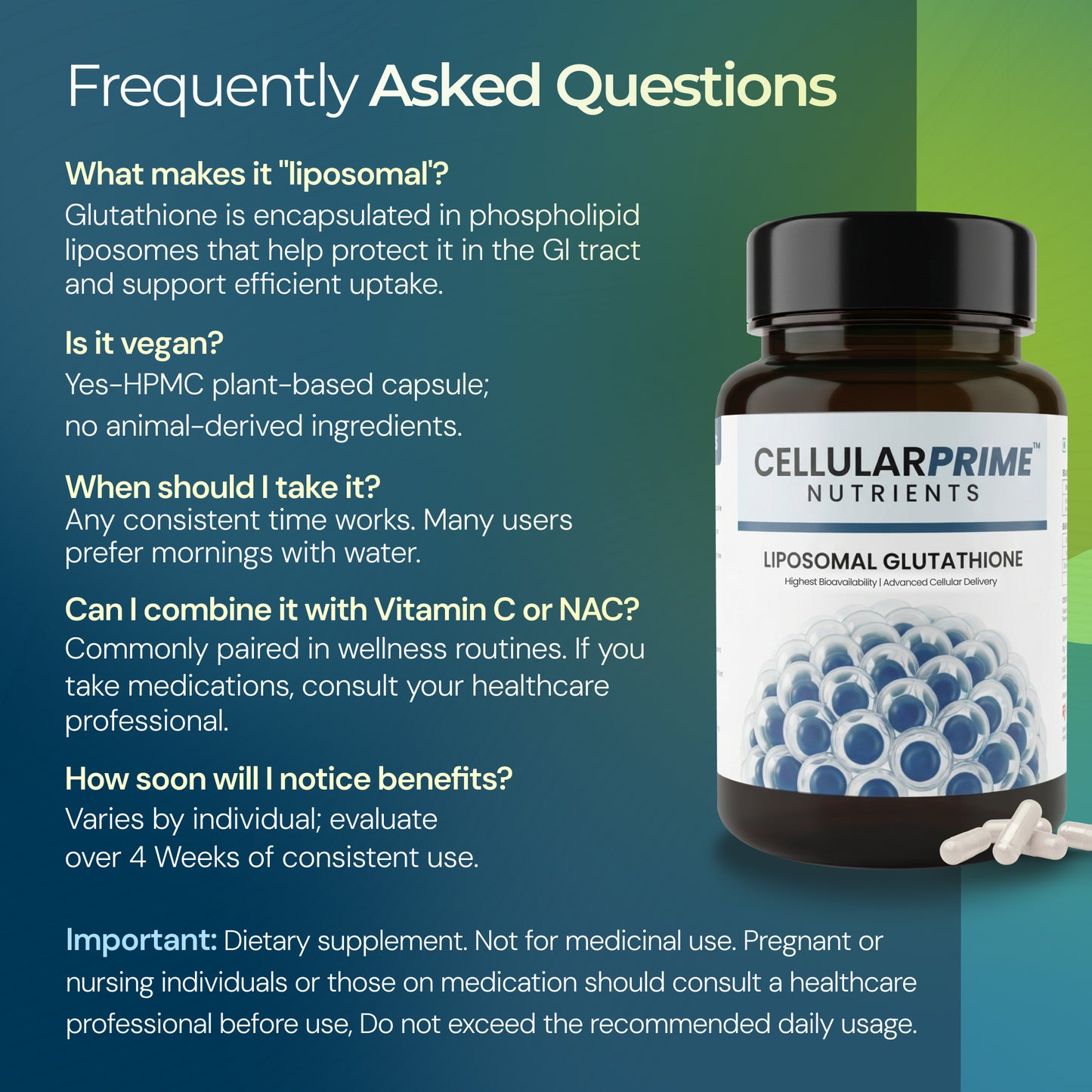Liposomal Glutathione for Antioxidant Support