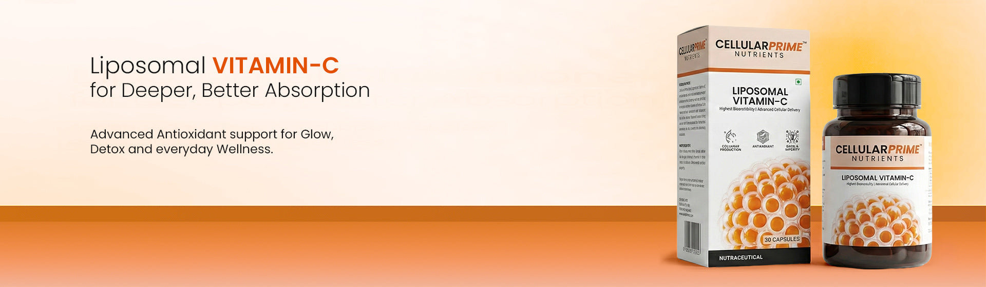 Liposomal Vitamin C for deeper, better absorption